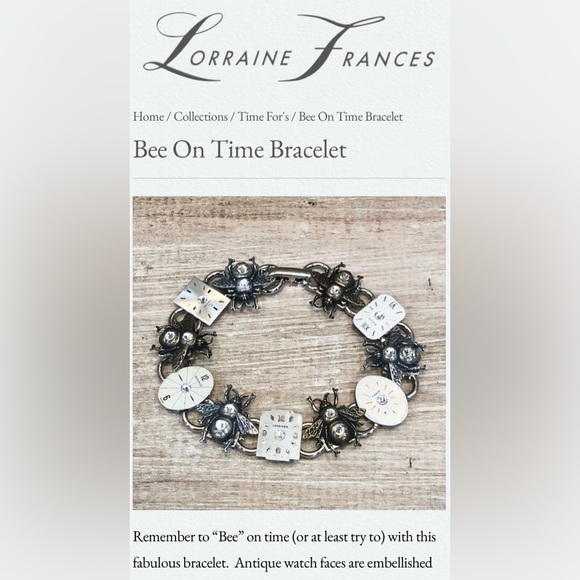 Lorraine Frances Be On Time Bracelet - Picture 1 of 11